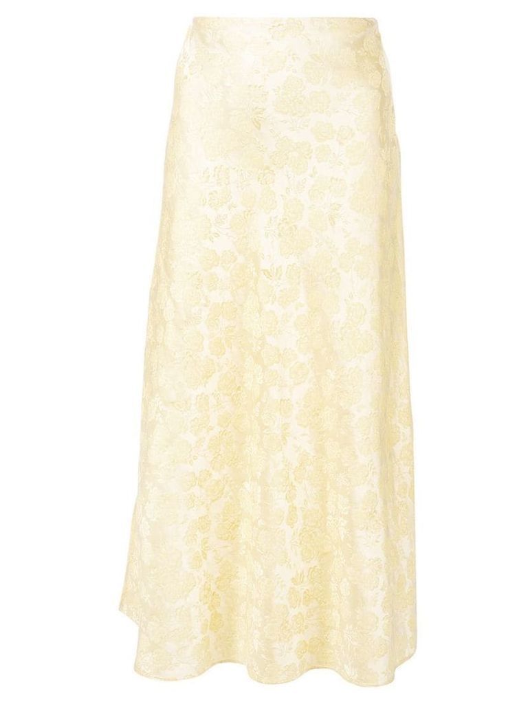 Markarian embroidered daisy skirt - Yellow