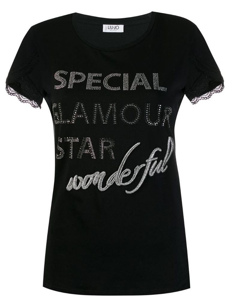 Liu Jo 'Special Glamour Star' T-shirt - Black