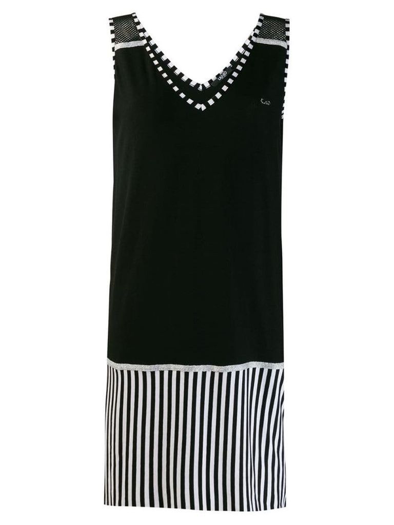Liu Jo striped dress - Black