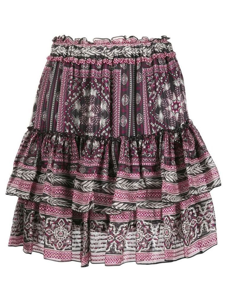 Isabel Marant short Erine skirt - Purple