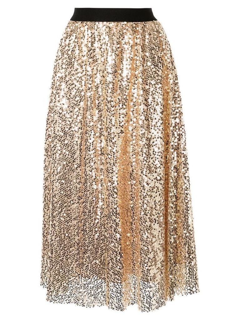 In The Mood For Love Tailer skirt - Gold