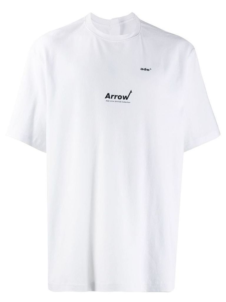 Ader Error Arrow oversized T-shirt - White