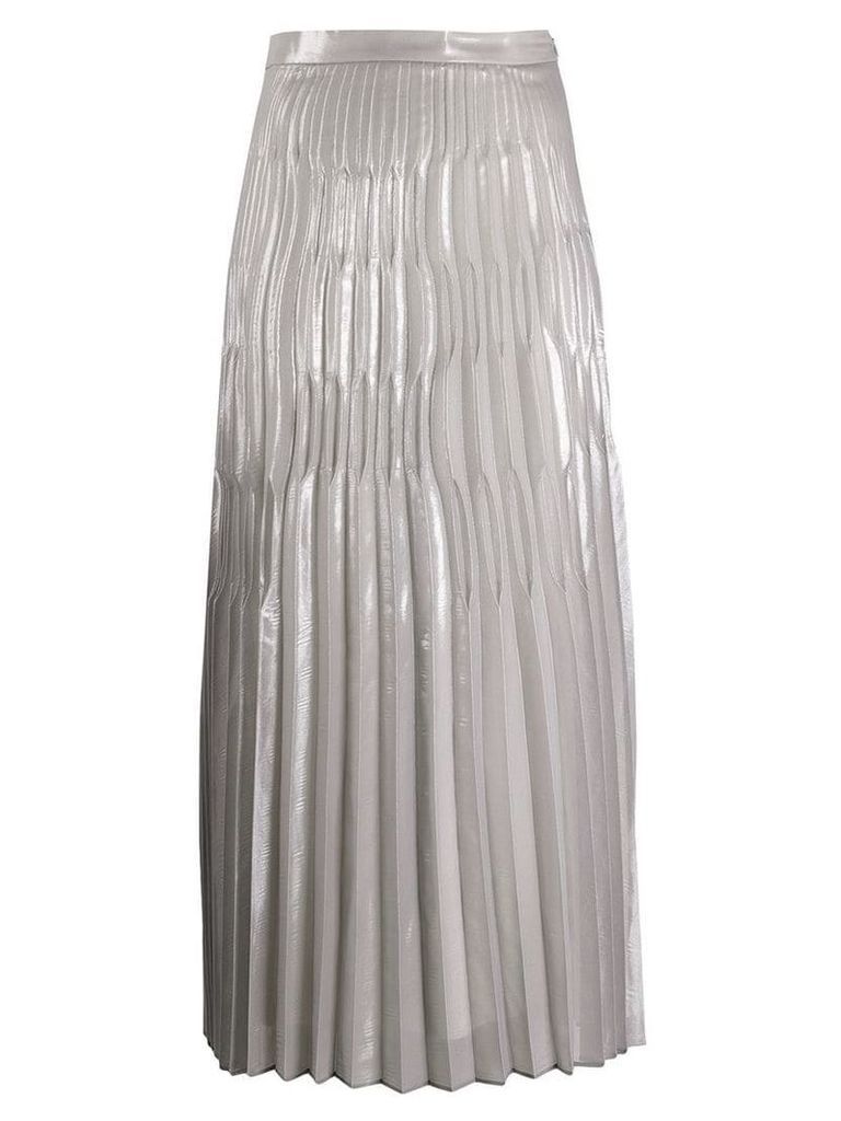 Lorena Antoniazzi pleated skirt - Silver