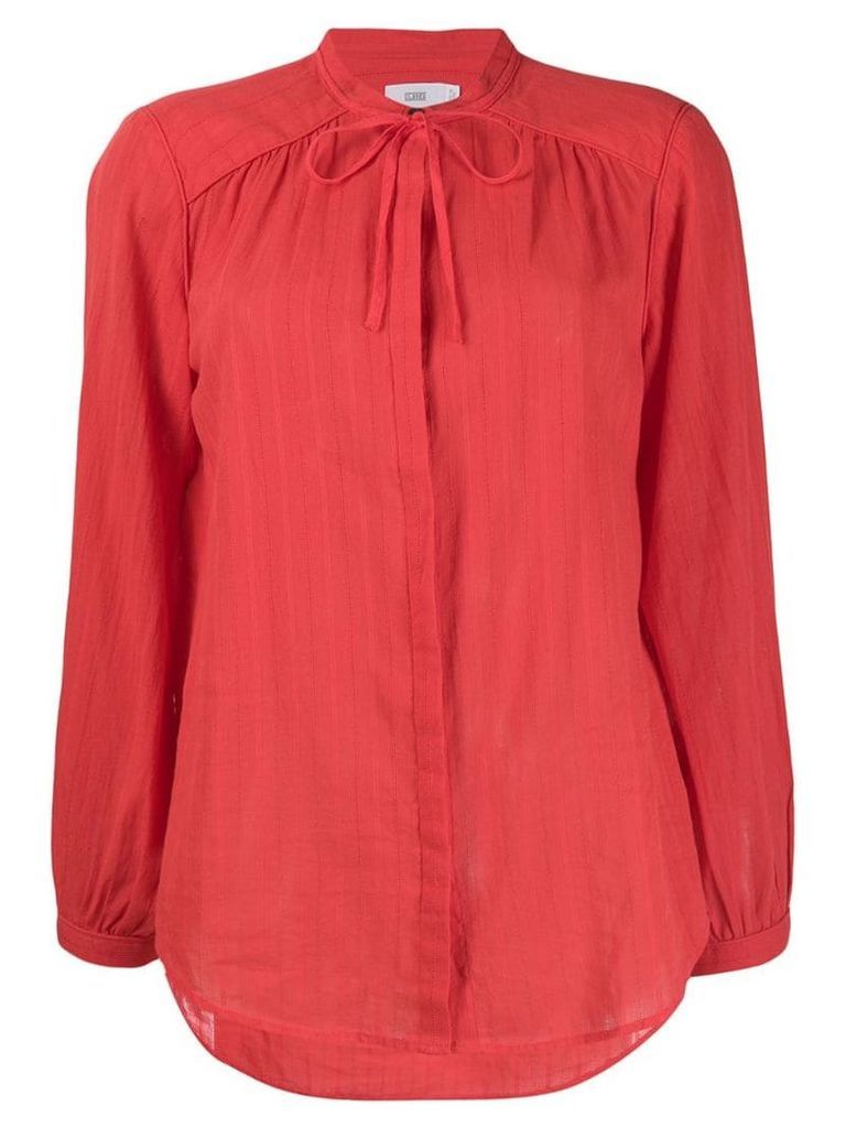 Closed long sleeve shirt - Red