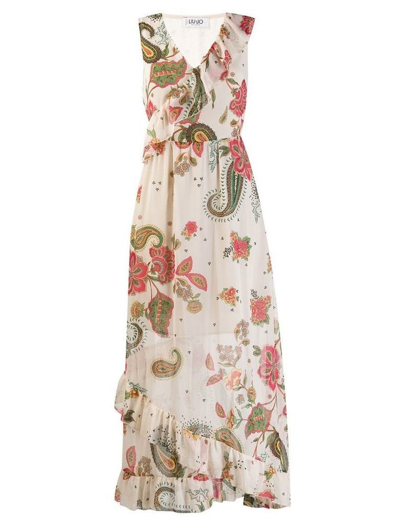 Liu Jo paisley pattern sleeveless dress - Neutrals