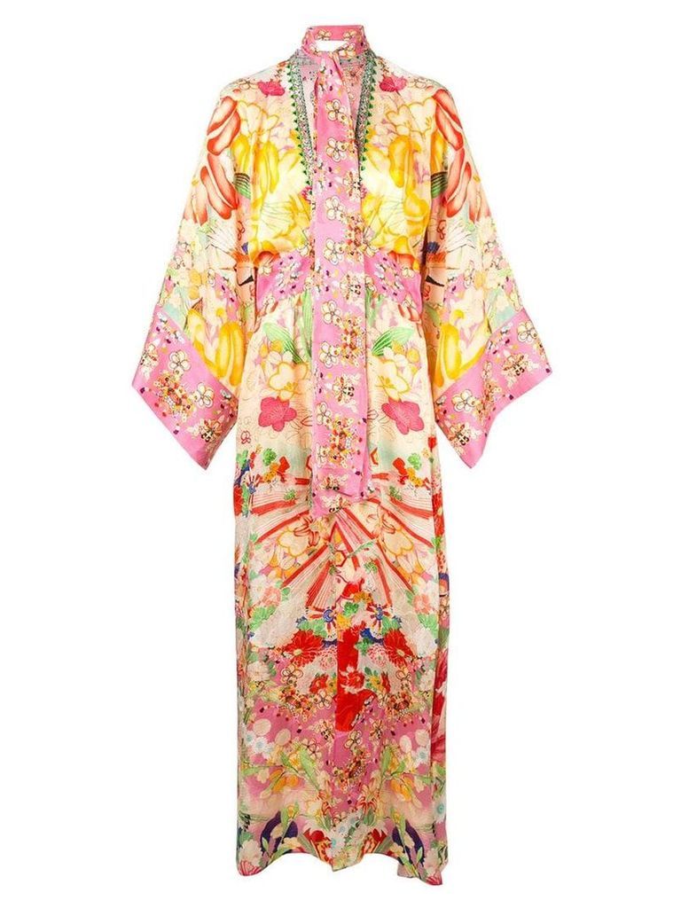 Camilla floral kimono dress - Multicolour