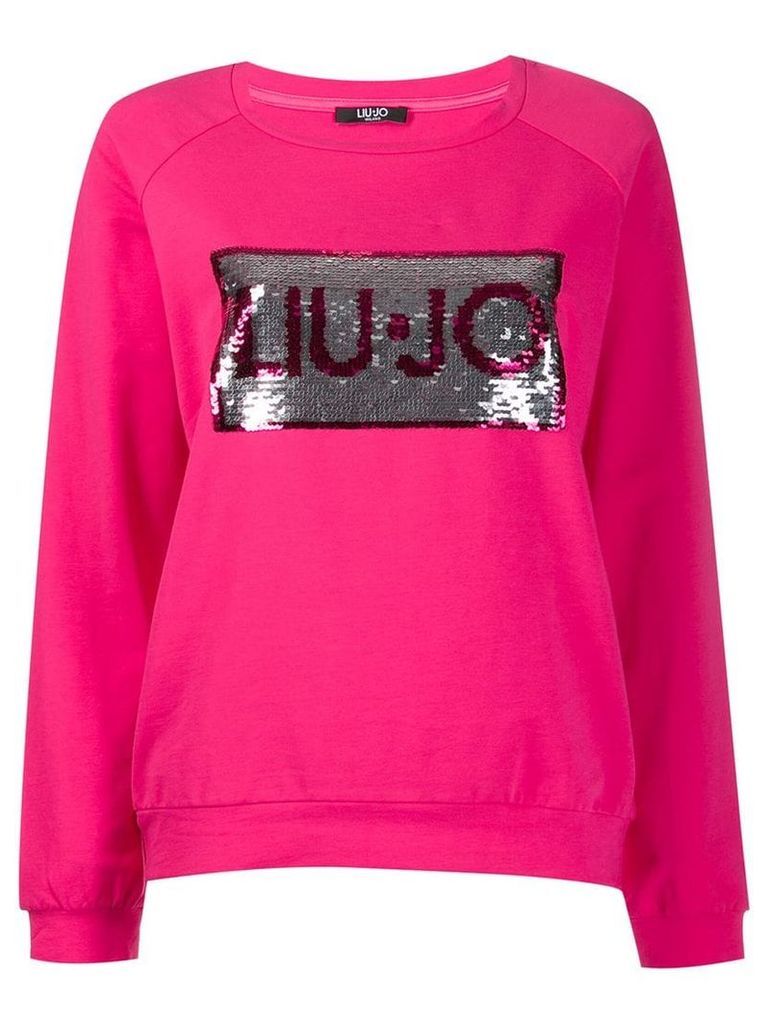 Liu Jo Cassiopea logo sweatshirt - Pink