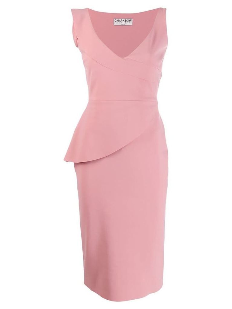 Le Petite Robe Di Chiara Boni fitted midi dress - Pink