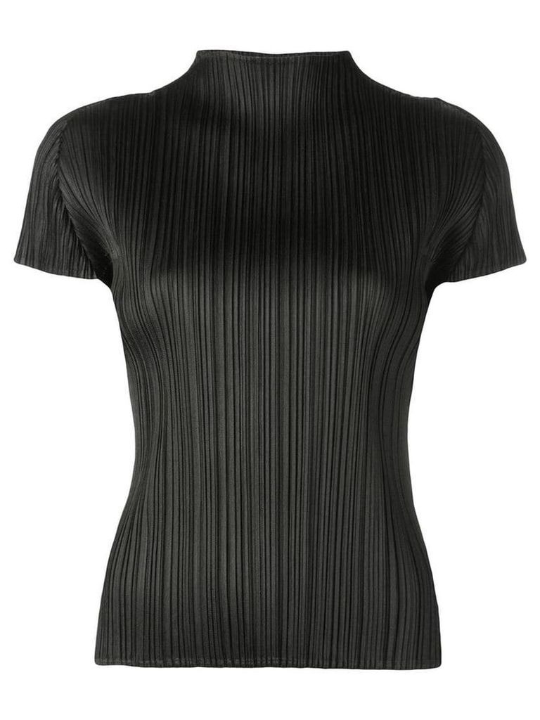 Pleats Please By Issey Miyake high neck top - Black