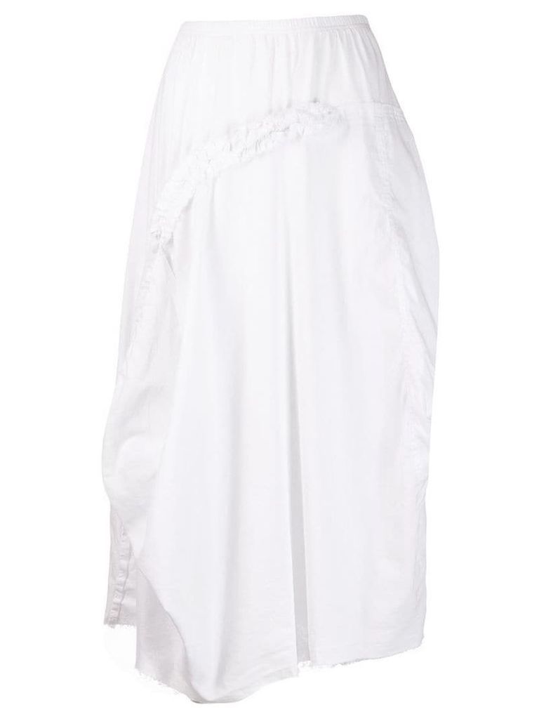 Rundholz Black Label ruffle detail skirt - White