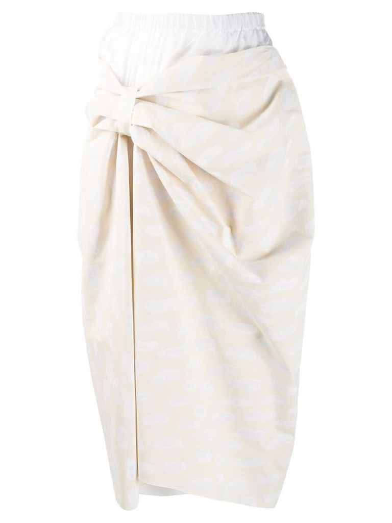 Marni midi skirt - White