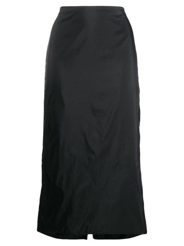 Olivier Theyskens fitted midi skirt - Black