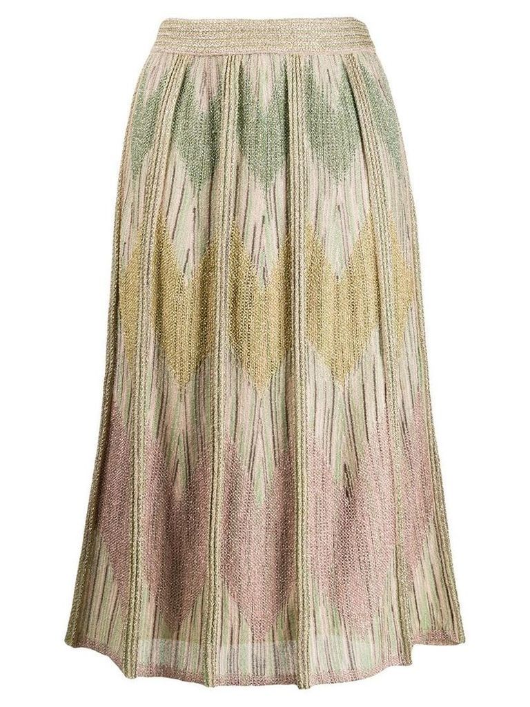 M Missoni metallic knitted skirt - Gold