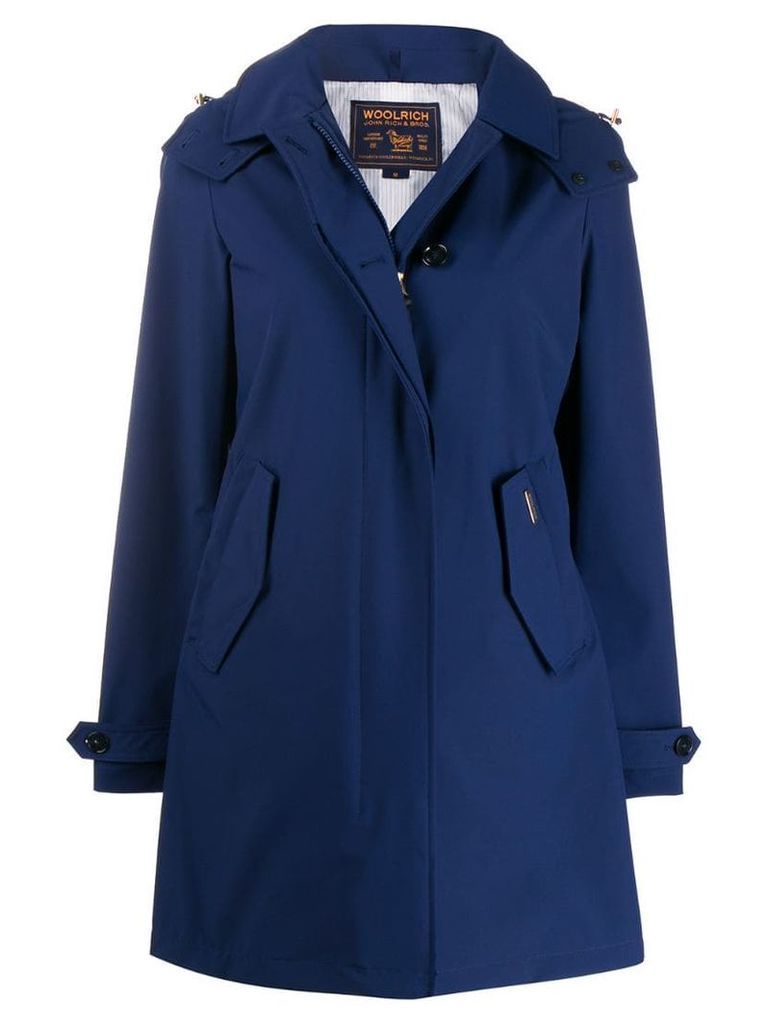 Woolrich Charlotte hooded coat - Blue