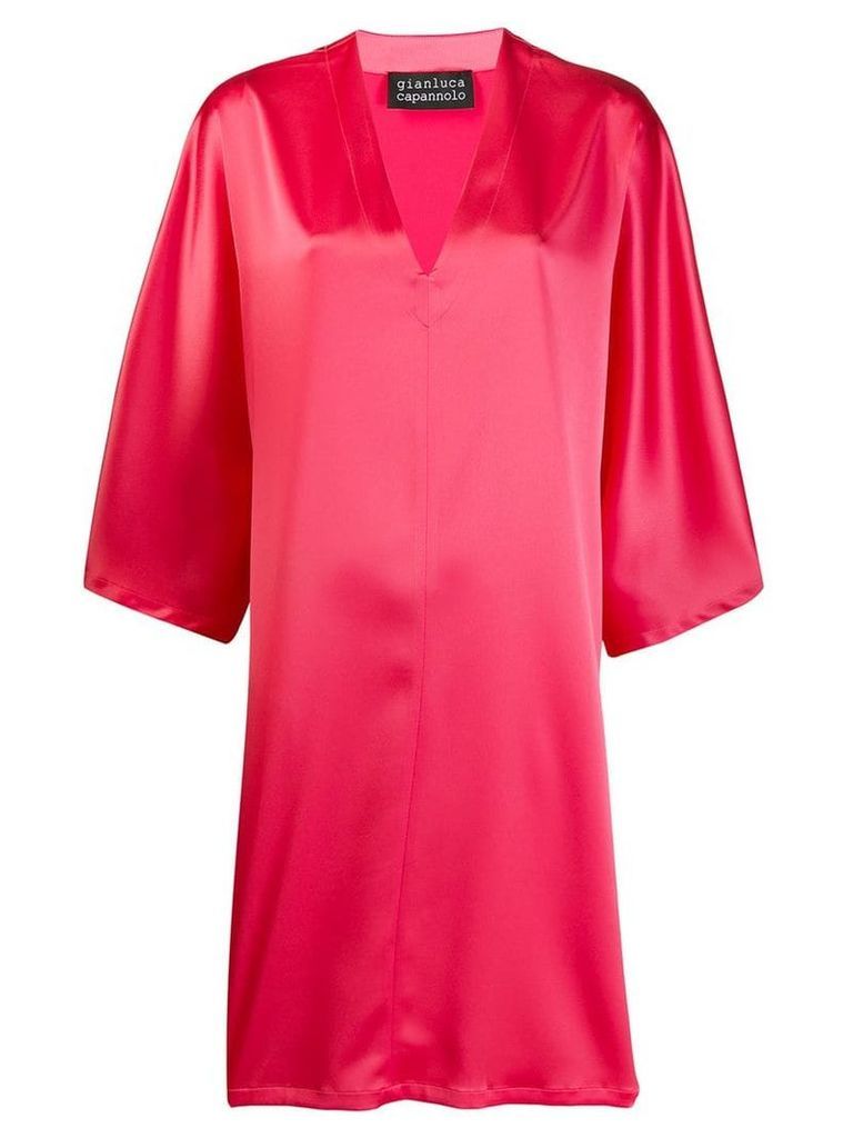 Gianluca Capannolo oversized shift dress - Pink