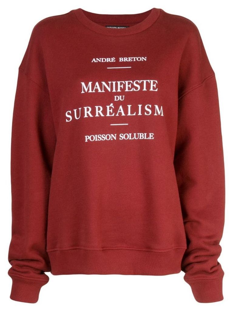 Enfants Riches Déprimés Manifeste du Surréalisme sweatshirt - Red