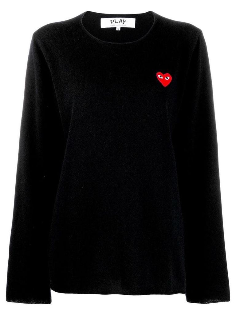 Comme Des Garçons Play heart motif sweater - Black