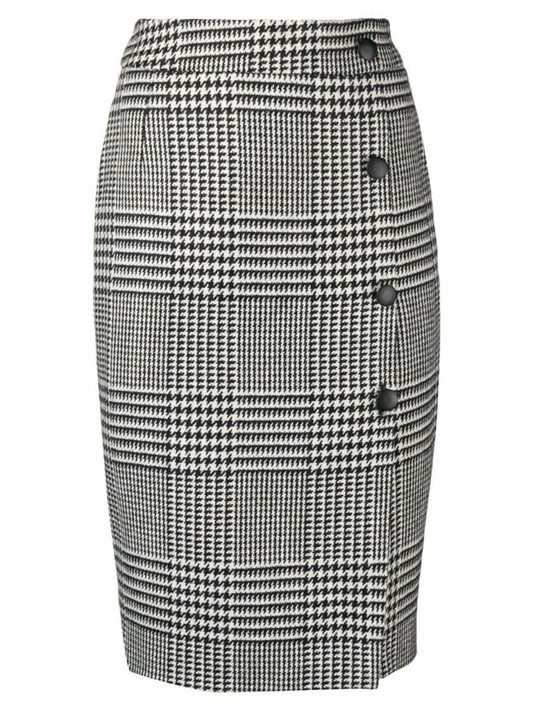 Each X Other houndstooth pencil skirt - Black