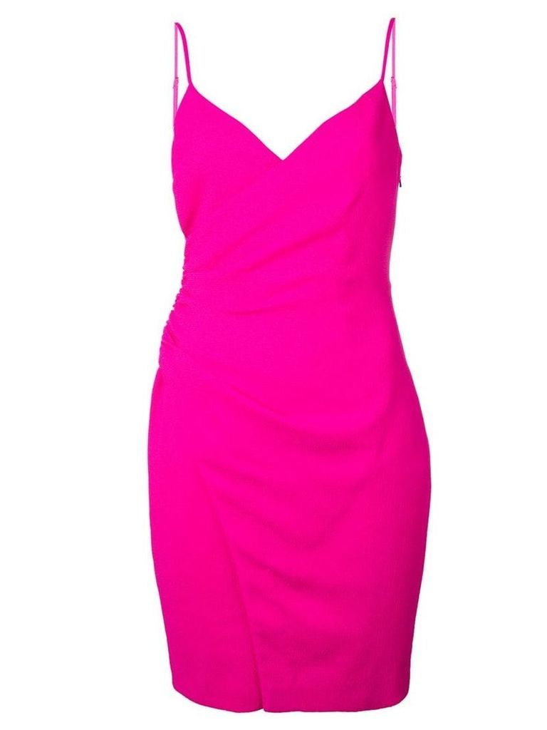 Black Halo mini wrap dress - Pink