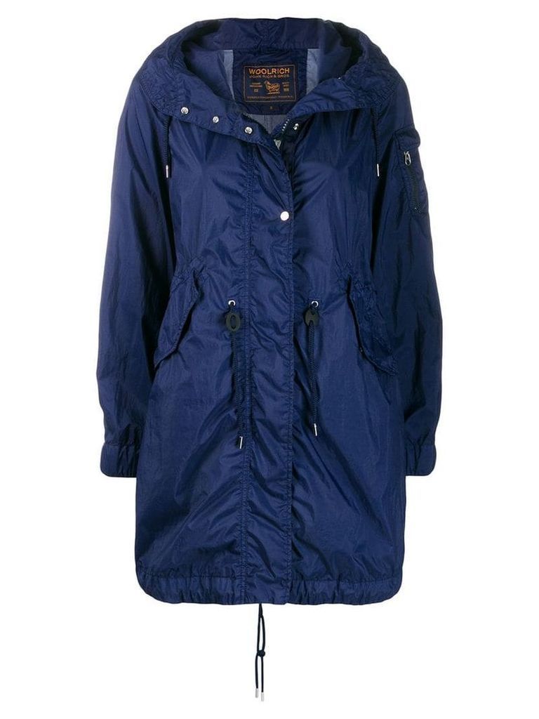 Woolrich classic raincoat - Blue