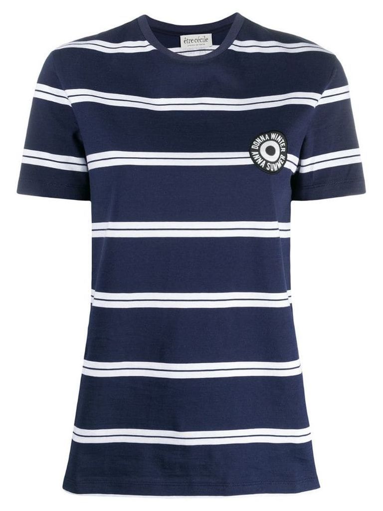 Être Cécile striped T-shirt - Blue