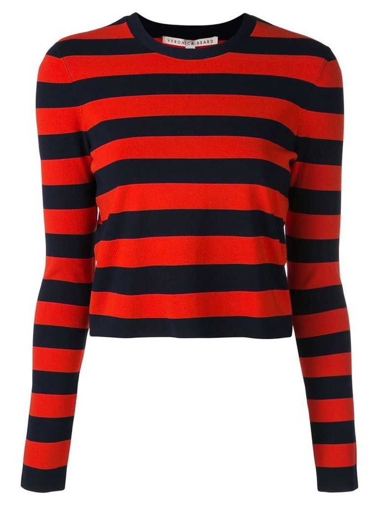 Veronica Beard striped T-shirt - Red