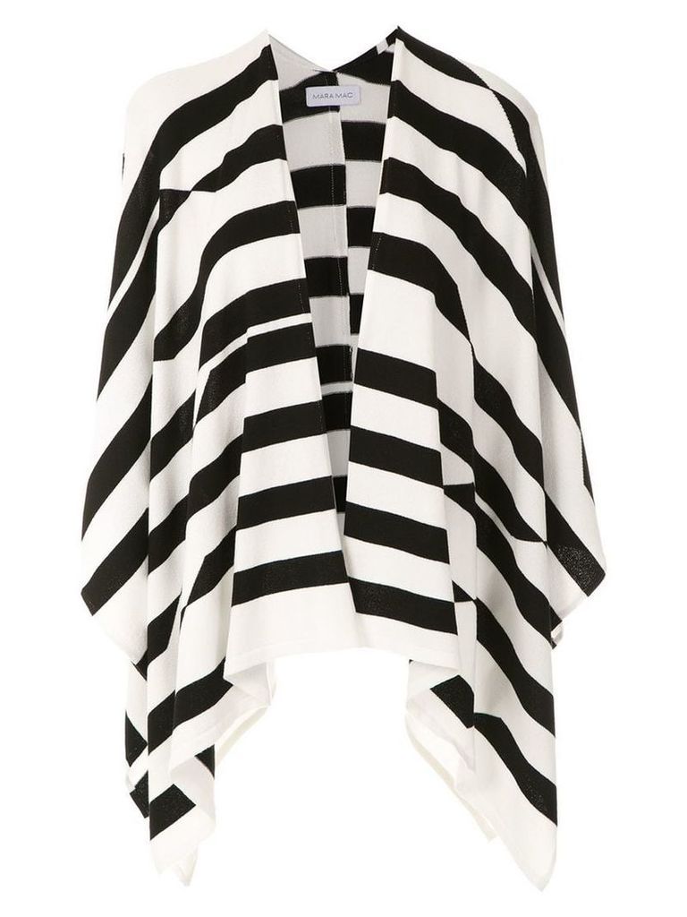 Mara Mac striped cardigan - Black
