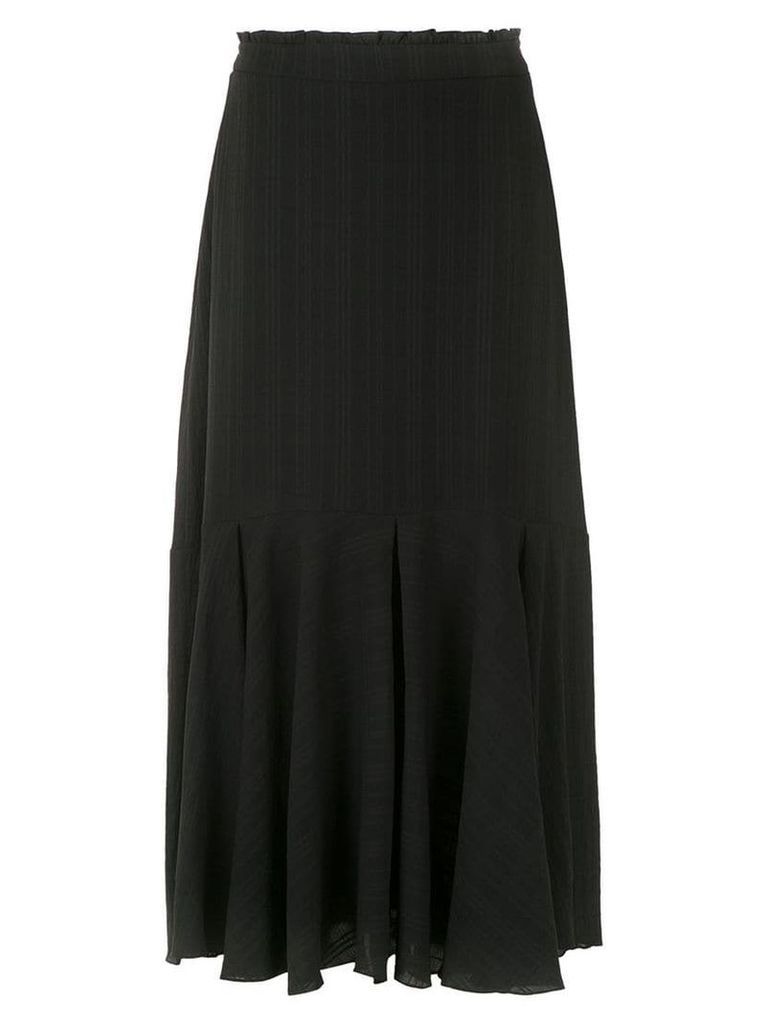 Magrella pleated midi skirt - Black