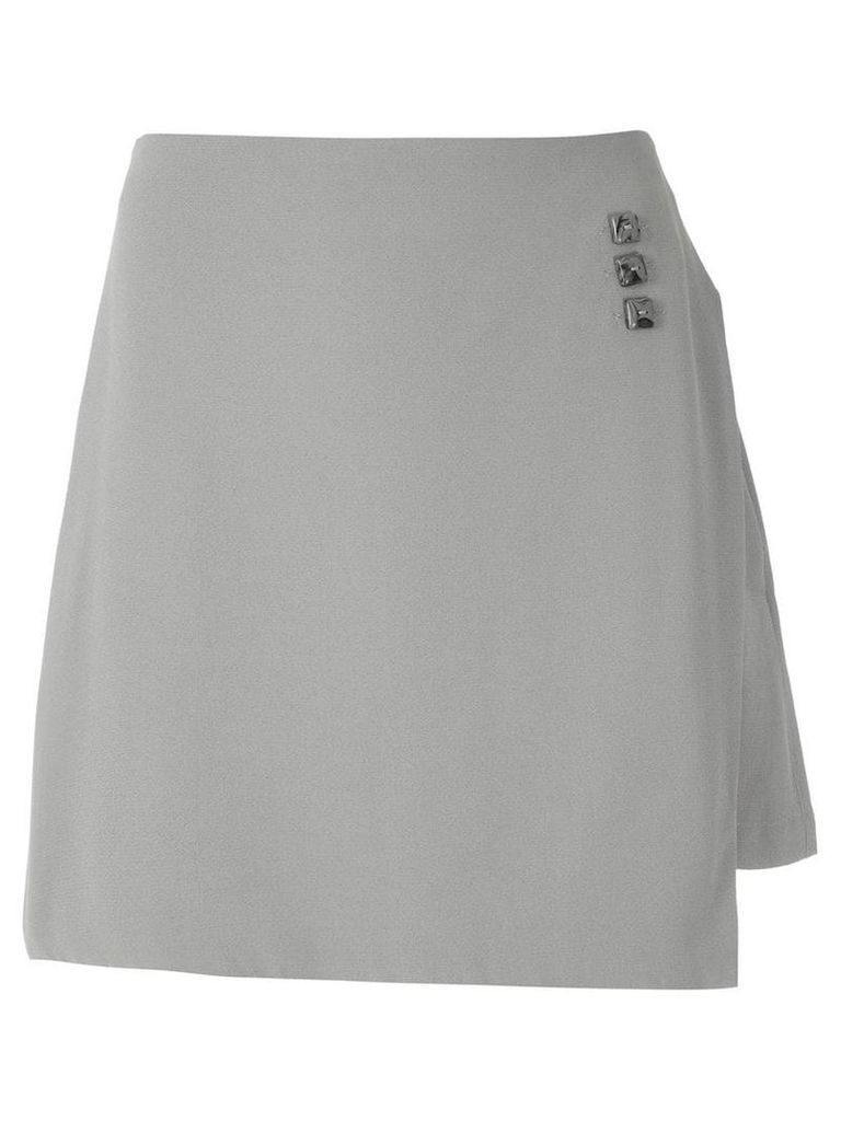 Magrella short wrap skirt - Grey