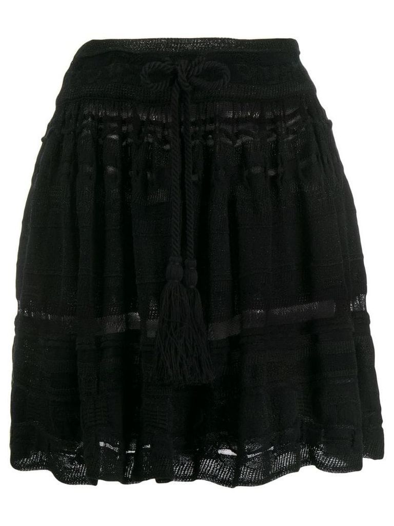 Laneus full mini skirt - Black