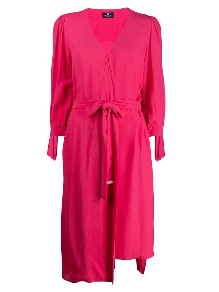 Elisabetta Franchi tie-waist dress - Pink