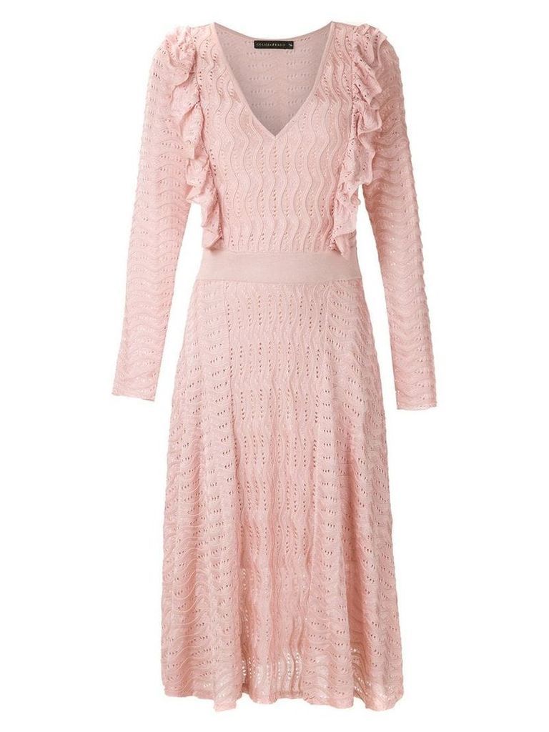 Cecilia Prado knitted midi dress - Pink