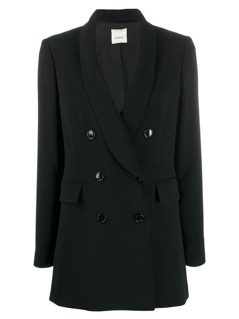 Leqarant double-breasted blazer jacket - Black