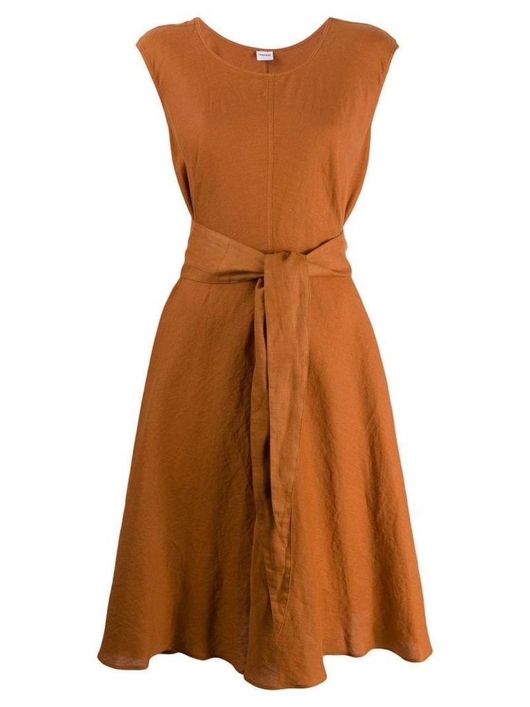 Aspesi belted shift dress - Orange