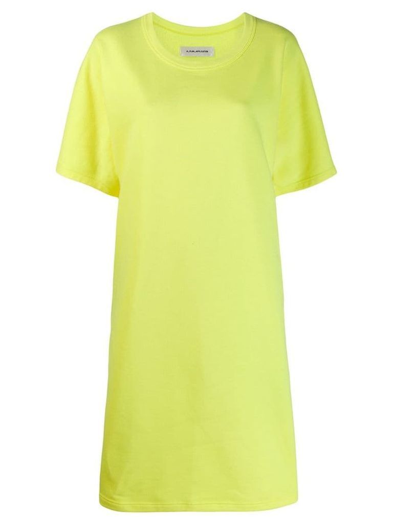 A Plan Application boxy T-shirt dress - Yellow