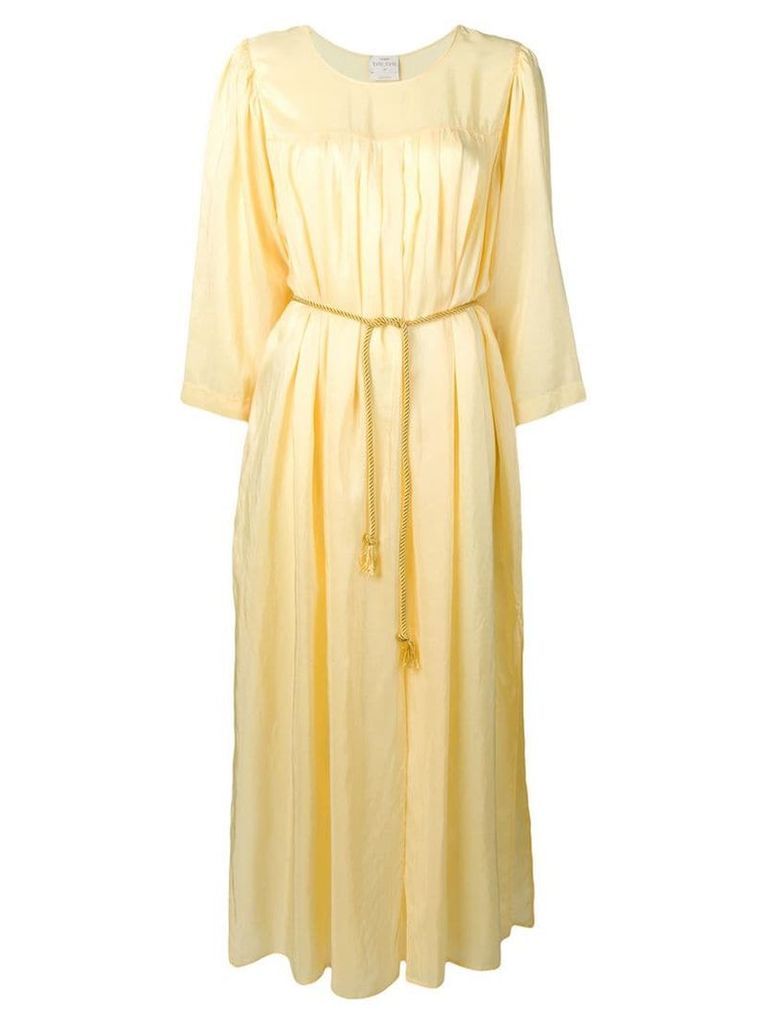 Forte Forte long ruched tunic dress - Yellow