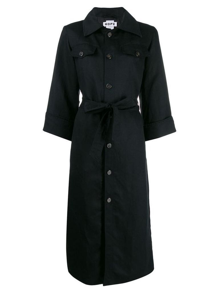 Hope saint military style coat - Black