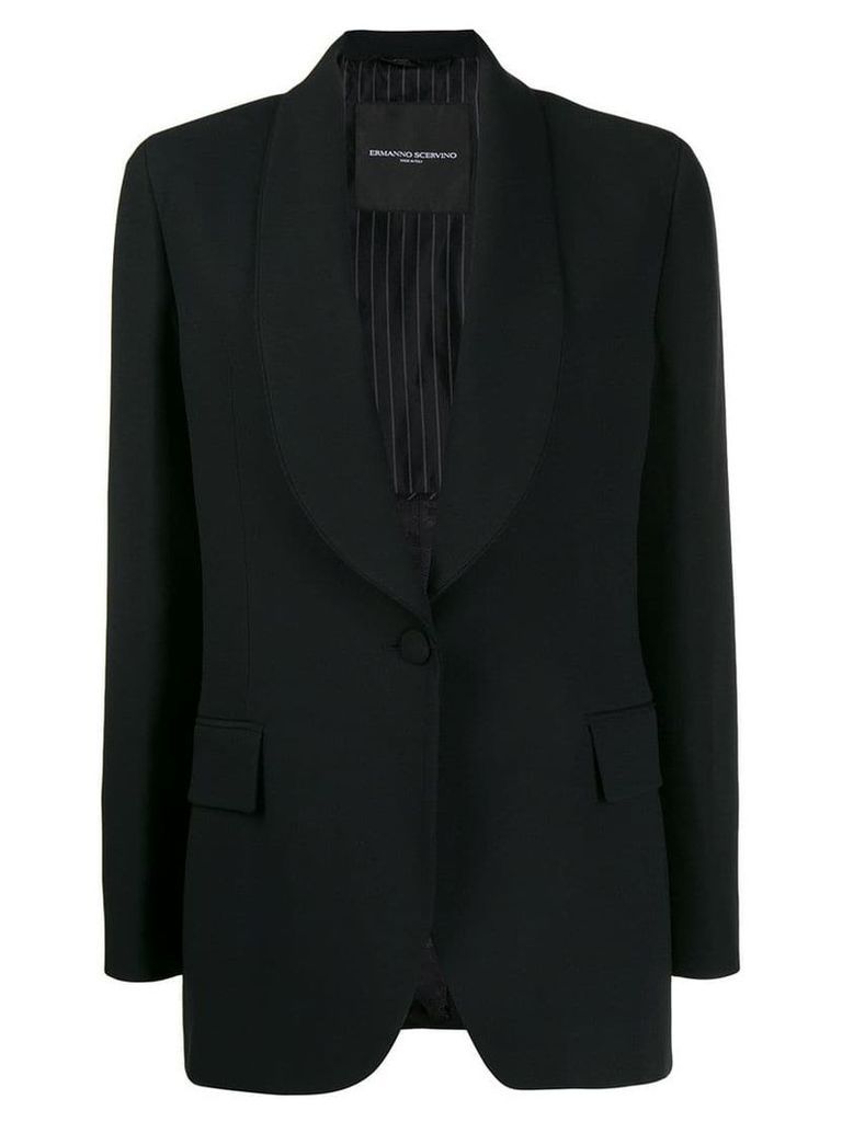 Ermanno Scervino layered single-breasted blazer - Black
