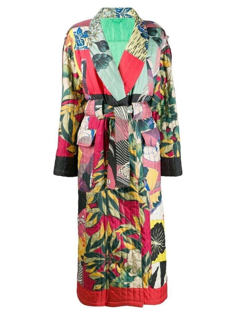 Etro belted coat - Green