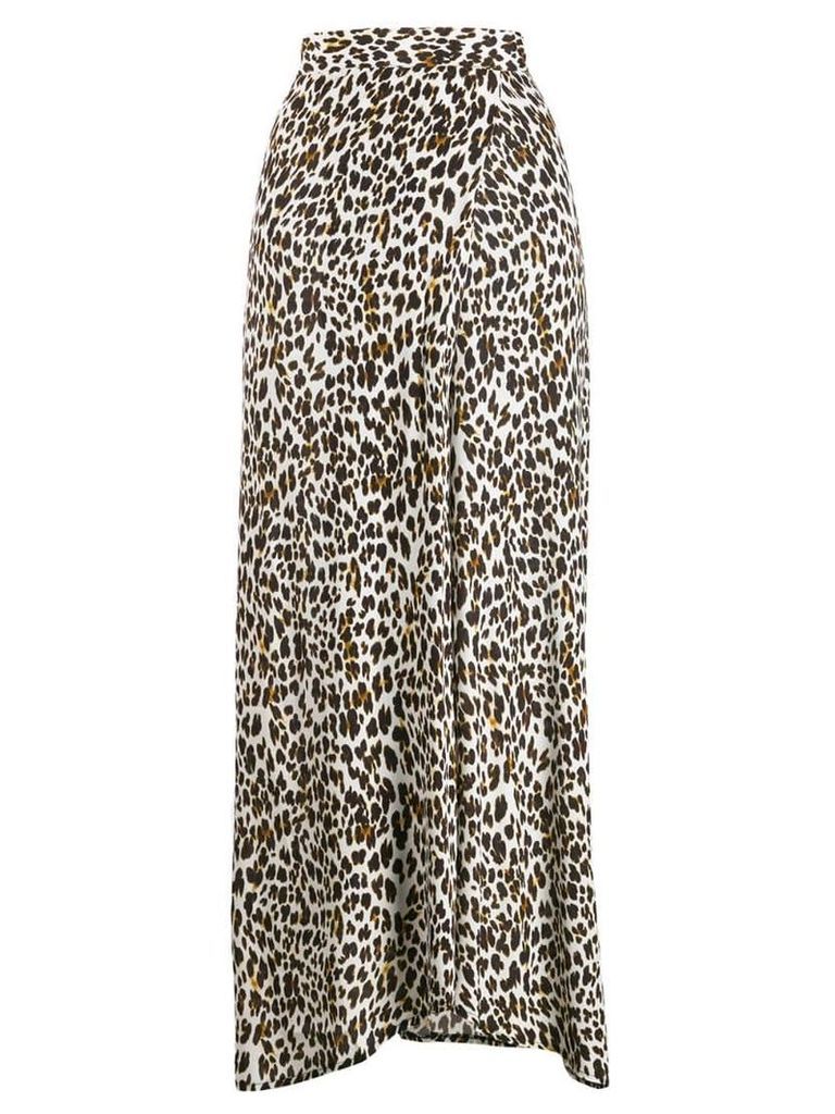 Andamane leopard print skirt - Brown