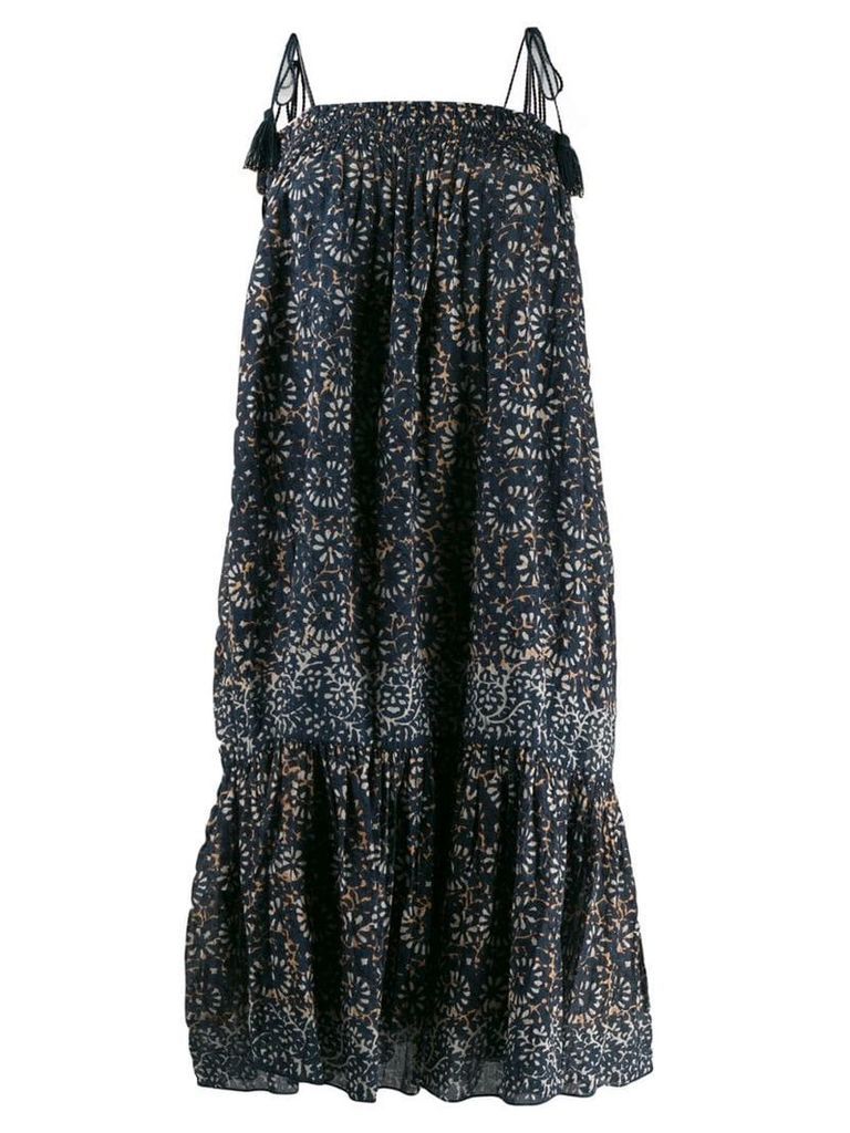 Ulla Johnson printed midi tent dress - Blue