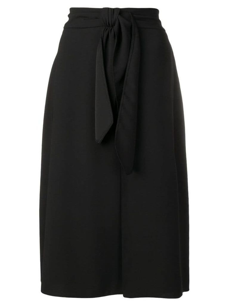 Elisabetta Franchi tie waist skirt - Black