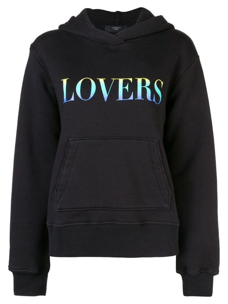 Amiri Lovers hoodie - Black