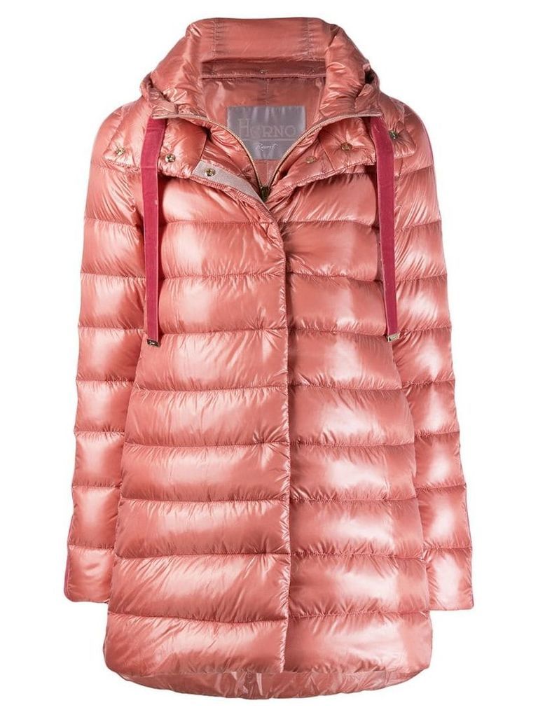 Herno hooded quilted coat - Pink