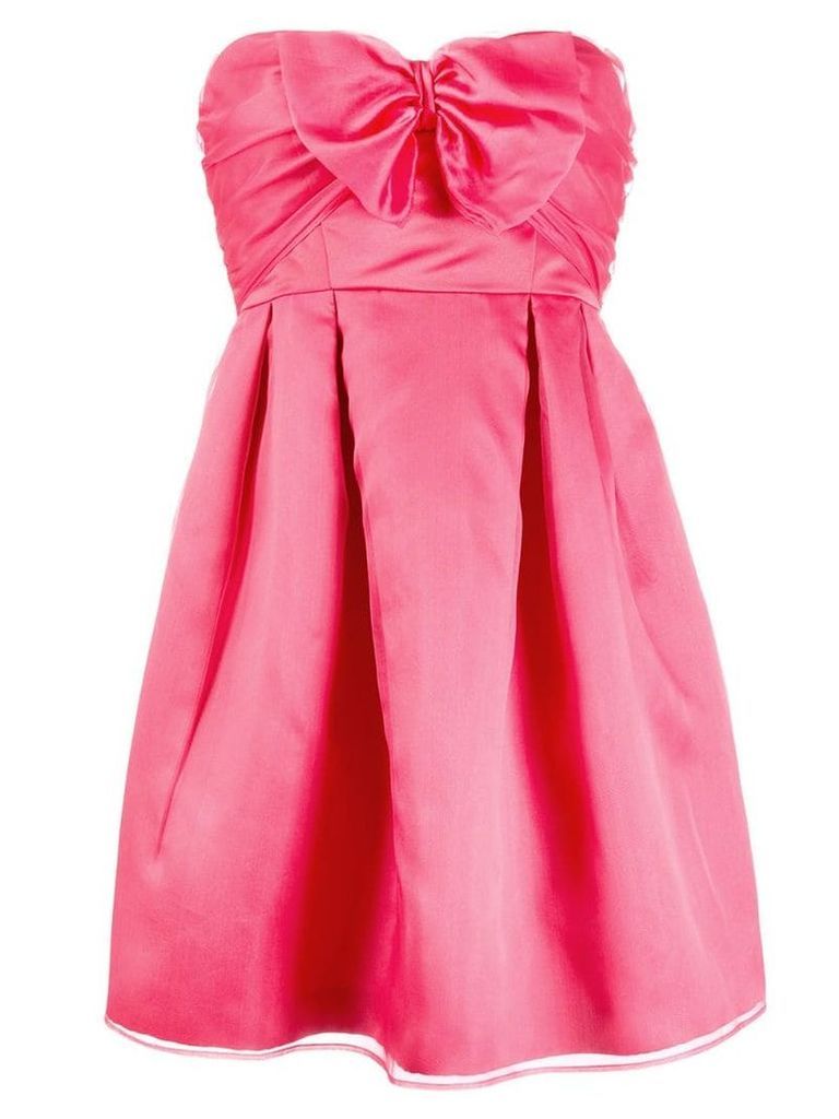 Pinko bow detail mini dress