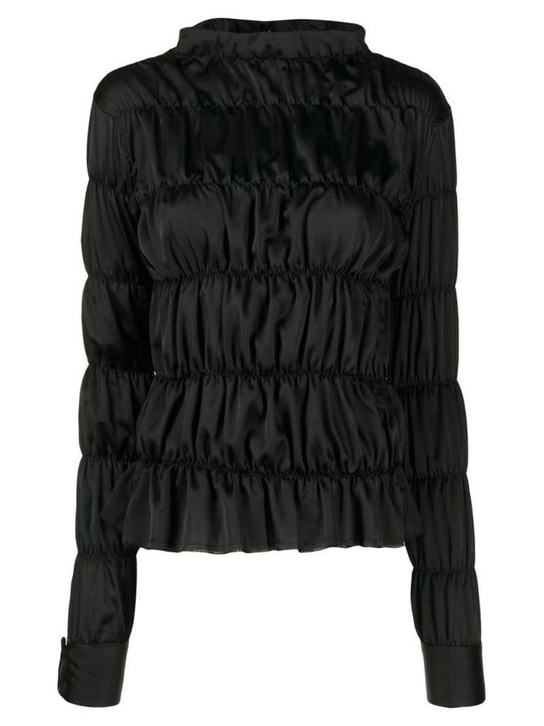 Jourden Varie satin blouse - Black