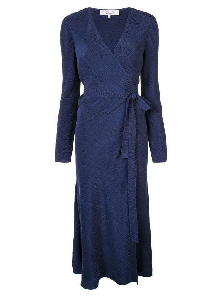 Diane von Furstenberg wrap midi dress - Blue