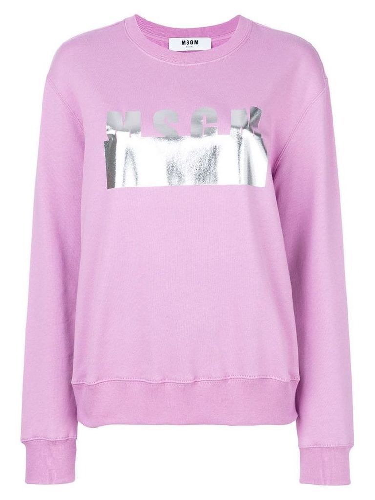 MSGM branded sweatshirt - Pink