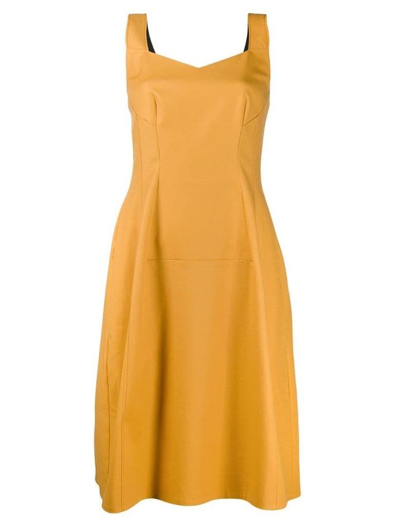 Dorothee Schumacher fitted dress - Yellow
