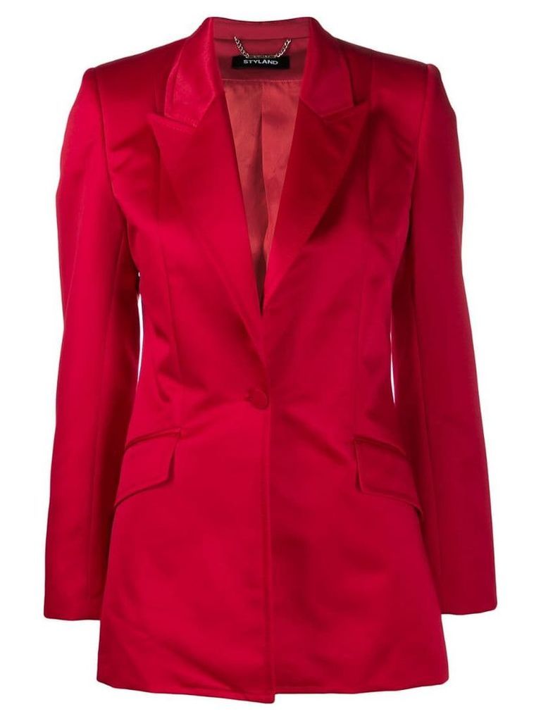 Styland single breasted blazer - Red